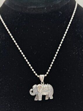LAGOS RARE WONDERS CAVIAR ELEPHANT PENDANT & CHAIN